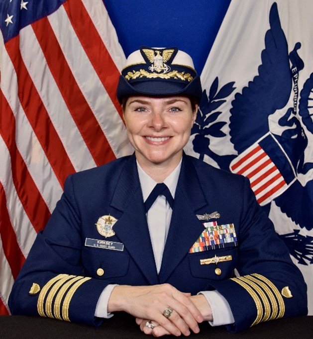 Photo of Captain Aja Kirksey, Sector Honolulu Commander and Captain of the Port of Honolulu